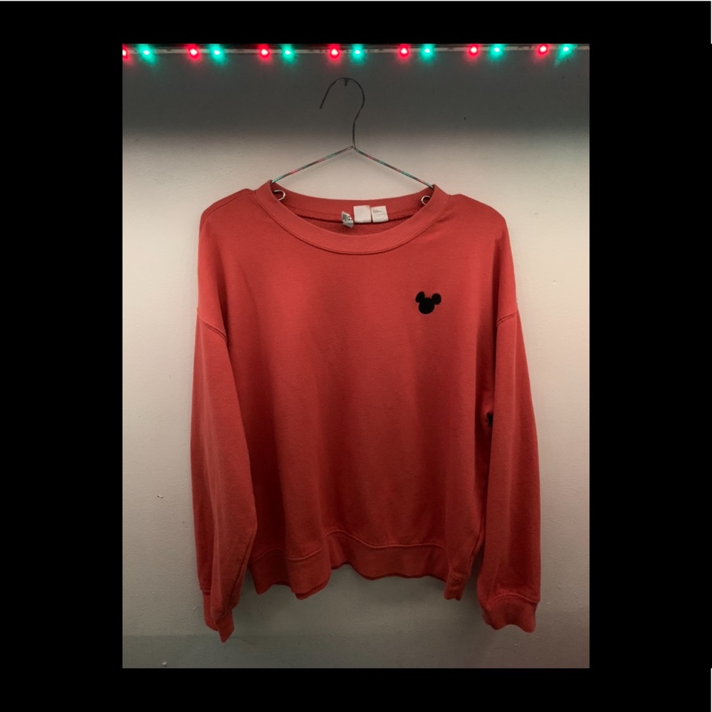 Sweater with a small Disney Mickey logo